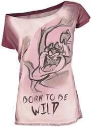 Tasmanian Devil - Born To Be Wild, Looney Tunes, T-shirt