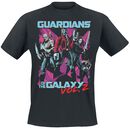 2 - Team, Les Gardiens De La Galaxie, T-Shirt Manches courtes