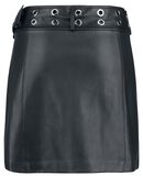 Jupe Asymétrique En Cuir Synthétique