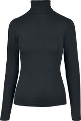Ladies Basic Turtleneck Longsleeve, Urban Classics, Sweatshirts