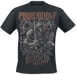Knights And Wolves, Powerwolf, T-Shirt Manches courtes