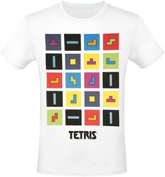 Blocs de Couleur, Tetris, T-Shirt Manches courtes