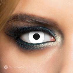 Chromaview White UV Monthly Disposable Contact Lenses, Chromaview, Lentille de contact décorative
