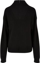 Ladies Oversized Knit Troyer, Urban Classics, Sweatshirts