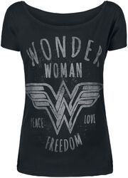 Freedom, Wonder Woman, T-Shirt Manches courtes