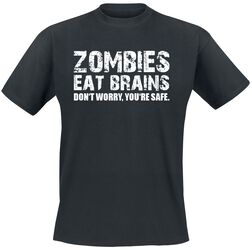 Zombies Eat Brains, Slogans, T-Shirt Manches courtes