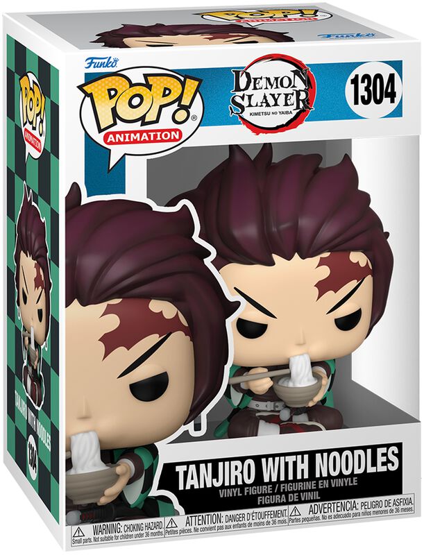 Tanjiro with noodles vinyl figuur nr. 1304