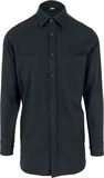 Side-Zip Long Checked Flannel Shirt, Urban Classics, Flanellen overhemd