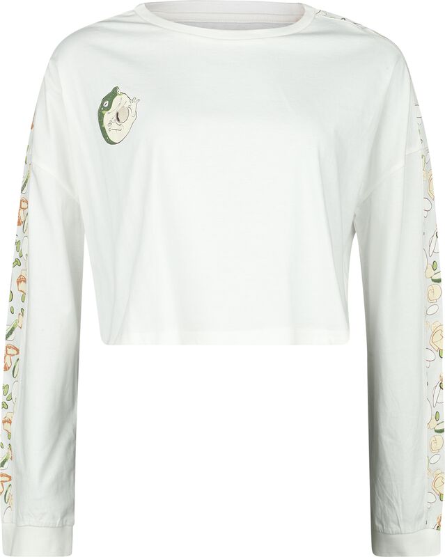 Cropped Longsleeve With Frog Print