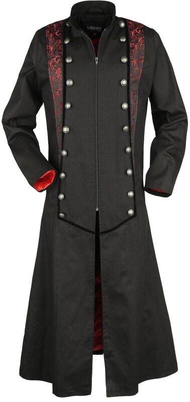 Manteau avec motif brocard