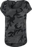 T-shirt Camouflage Back Shaped, Urban Classics, T-Shirt Manches courtes