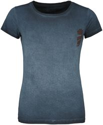 T-shirt met dolk en schedel print, Rock Rebel by EMP, T-shirt