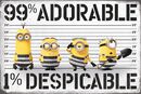 Despicable Me 3 - 99% Adorable, 1% Despicable, Les Minions, Poster