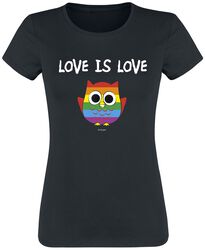 Rainbow - Love is love, Tierisch, T-Shirt Manches courtes