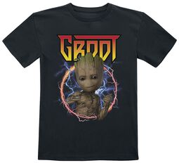 Kids - Groot - Electrifying circle, Les Gardiens De La Galaxie, T-shirt