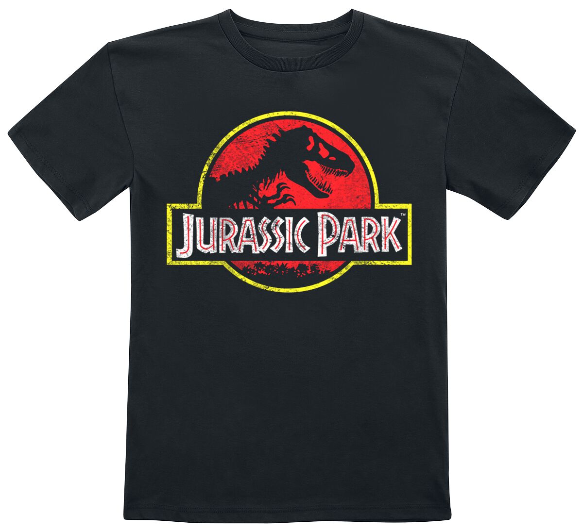 T-Shirt Garçon Jurassic Park 'I Survived Jurassic Park' - Licence Officielle