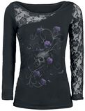Entwined Skull, Spiral, T-shirt manches longues