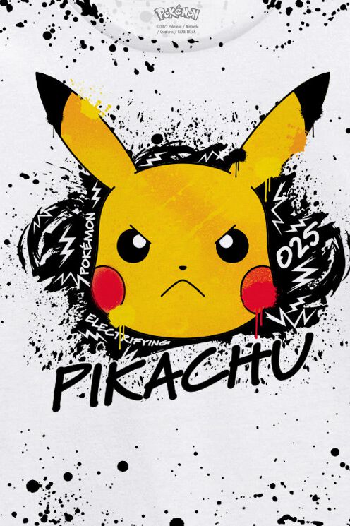 T-Shirt Pokémon Pikachu Pour Fille - Top Manches Courtes Rose | Cadeau Jeu Enfant