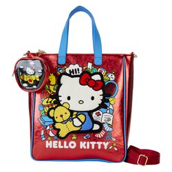 Loungefly - Tote Bag with Coin Bag (50th Anniversary), Hello Kitty, Handtas