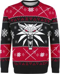 Dreaming Of A White Wolf, The Witcher, Christmas jumper