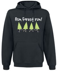 Run, Forest, Run!, Slogans, Sweat-shirt à capuche