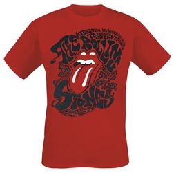 Psychedelic Tongue, The Rolling Stones, T-Shirt Manches courtes