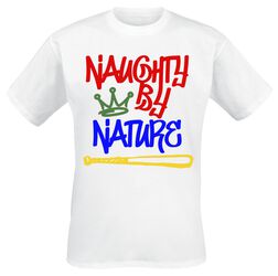 Graffiti Logo, Naughty by Nature, T-Shirt Manches courtes