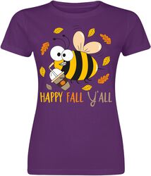 Happy fall y’all, Tierisch, T-Shirt Manches courtes