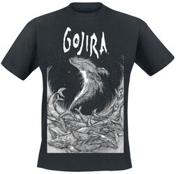 Woodblock Whales, Gojira, T-shirt