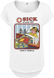 Sick of Your Shit, Steven Rhodes, T-Shirt Manches courtes