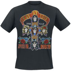 Tour 1988, Guns N' Roses, T-Shirt Manches courtes