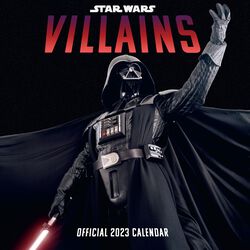 Villains - 2023 wall calendar, Star Wars, Calendrier mural
