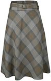 Tartan Full Circle Skirt, Outlander, Medium-lengte rok