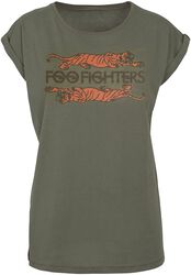 Crawling Tigers, Foo Fighters, T-Shirt Manches courtes