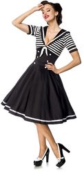 Marine-Style Swing Dress, Belsira, Medium-lengte jurk
