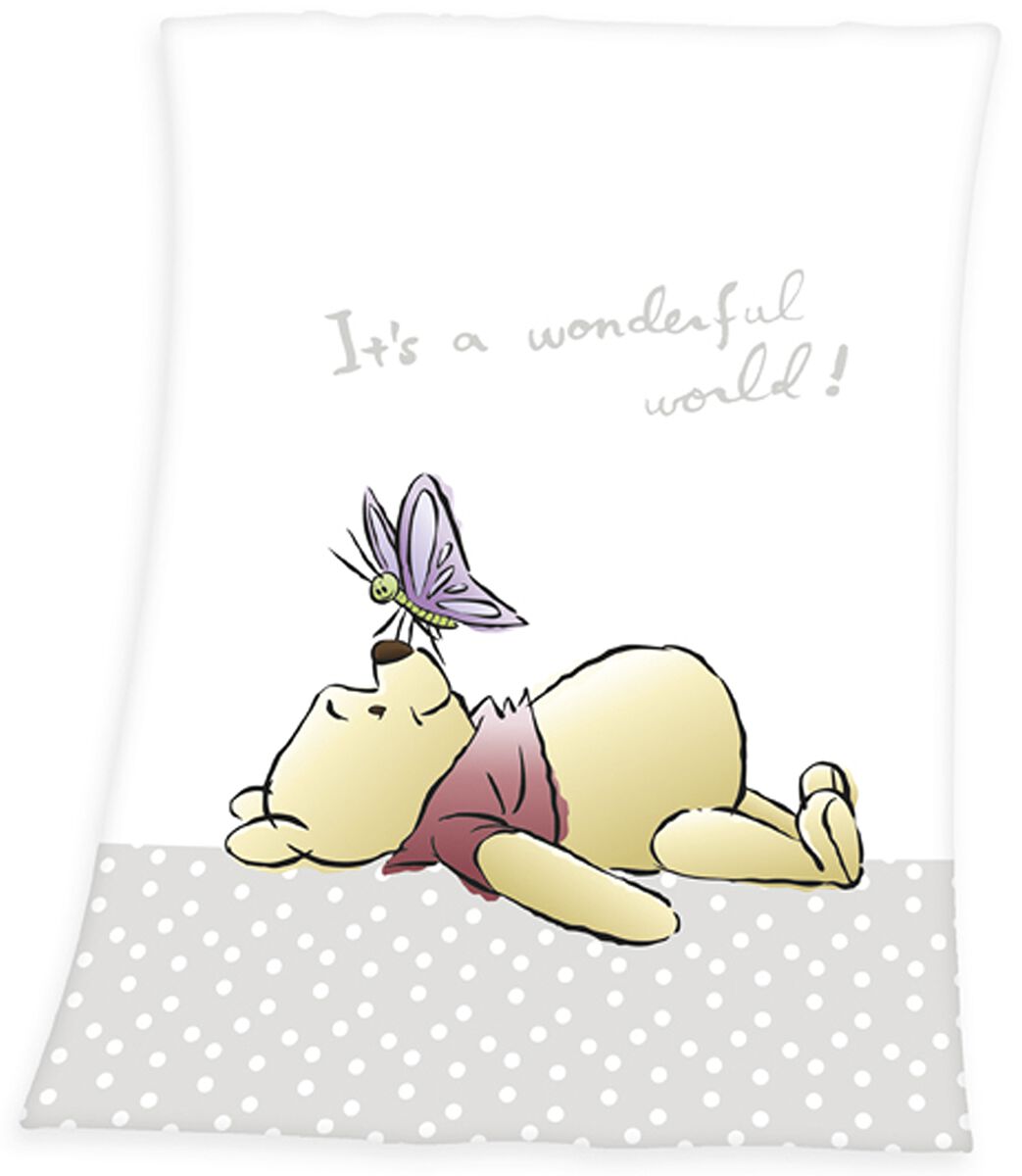Winnie L Ourson Baby Decke Large