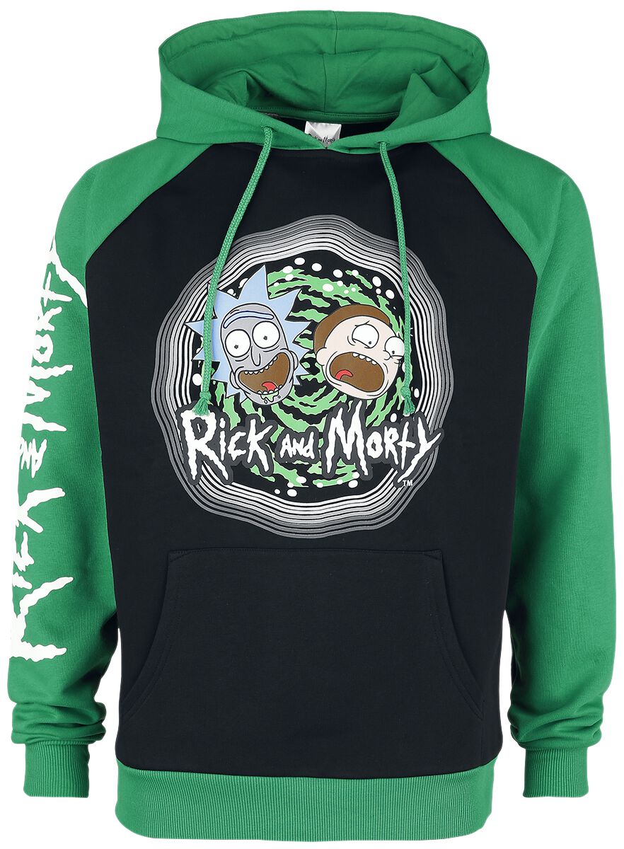 Portail Rick Morty Sweat-shirt à capuche Large
