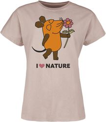 I love nature, Die Sendung mit der Maus, T-Shirt Manches courtes