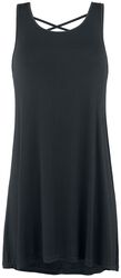 Lace Back Top, Black Premium by EMP, Korte jurk