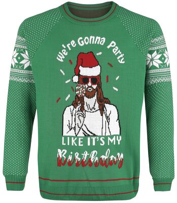 Of anders barricade koepel We're Gonna Party Like It's My Birthday | Ugly Christmas Sweater Christmas  jumper | Large