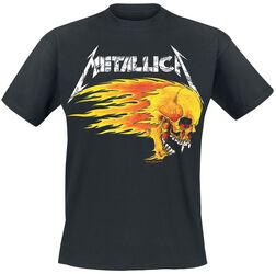 Flaming Skull Tour Tee, Metallica, T-Shirt Manches courtes