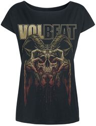 Bleeding Crown Skull, Volbeat, T-Shirt Manches courtes