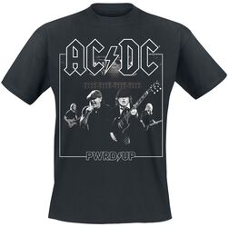 T-shirt AC/DC European Tour 1988 Homme - 100% Coton, Coupe Standard, Licence Officielle