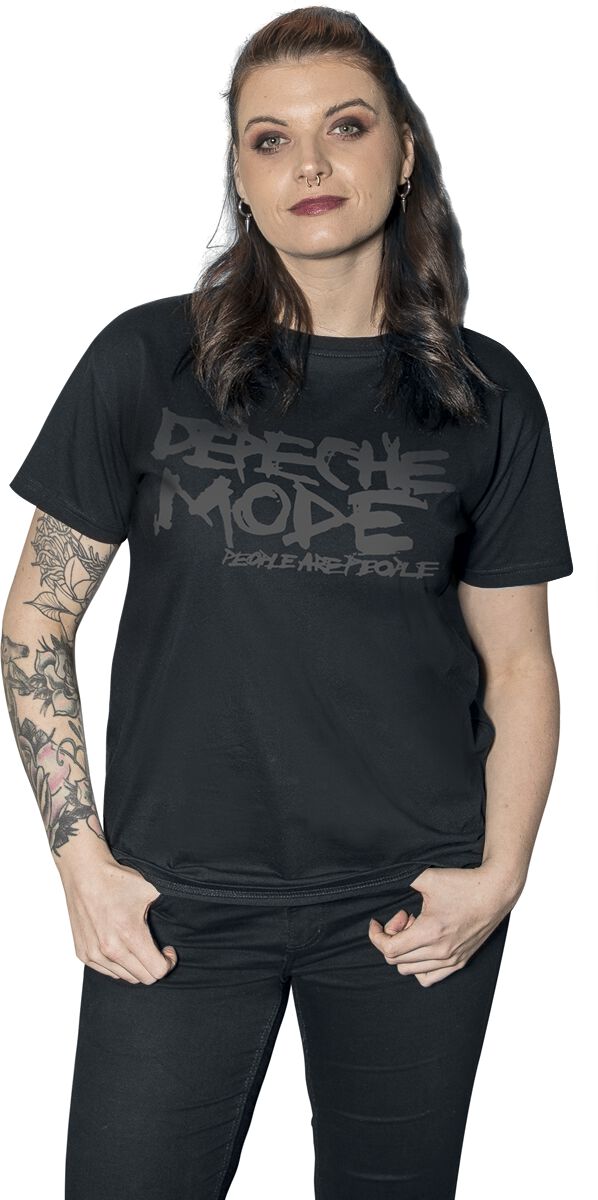 T-shirt Depeche Mode Walking In My Shoes – Homme, Noir, 100% Coton – Licence Officielle