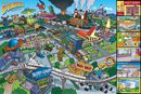 Springfield Locations, The Simpsons, Poster