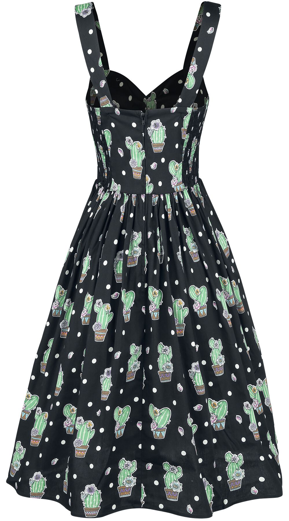 Cactus Mid Dress Hell Bunny Medium Lengte Jurk Large