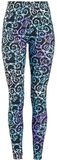Leggings with Colourful Barbed Wire Print, Full Volume by EMP, Leggings