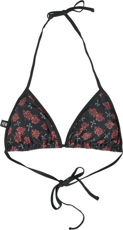 Croix & Roses - Haut de Bikini Imprimé Intégral