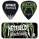 Dunlop - Hetfield Black Fang Pick Tin, Metallica, Lot de médiators
