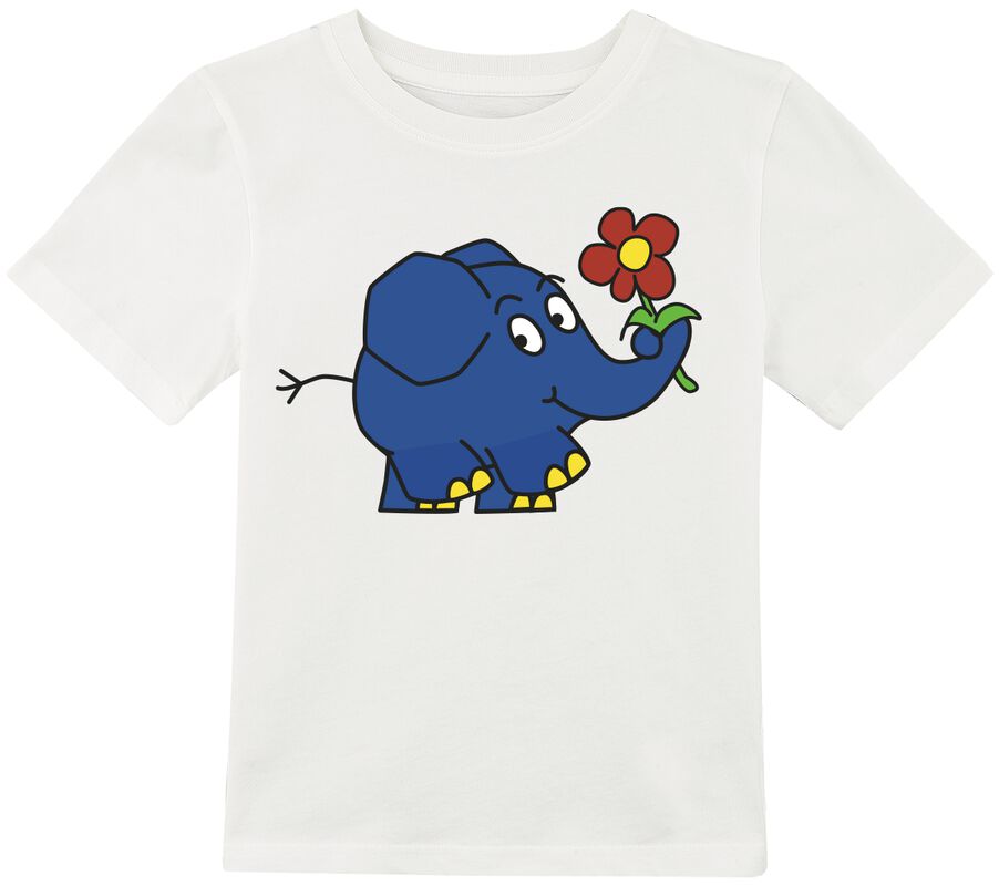 Kids - T-shirt - Olifant met bloem